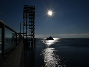 Gegenlicht Mole Friedrichshafen