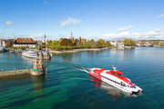 Constanze verlässt Hafen Konstanz